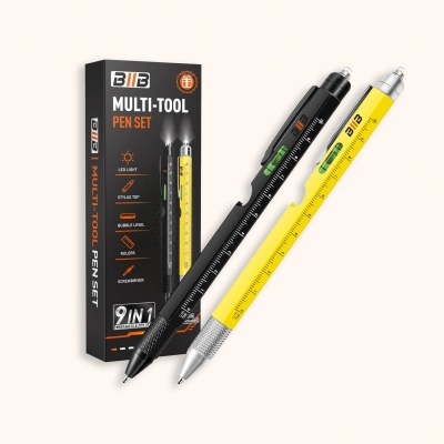 Conjunto de canetas multi-ferramentas BI3 com embalagem