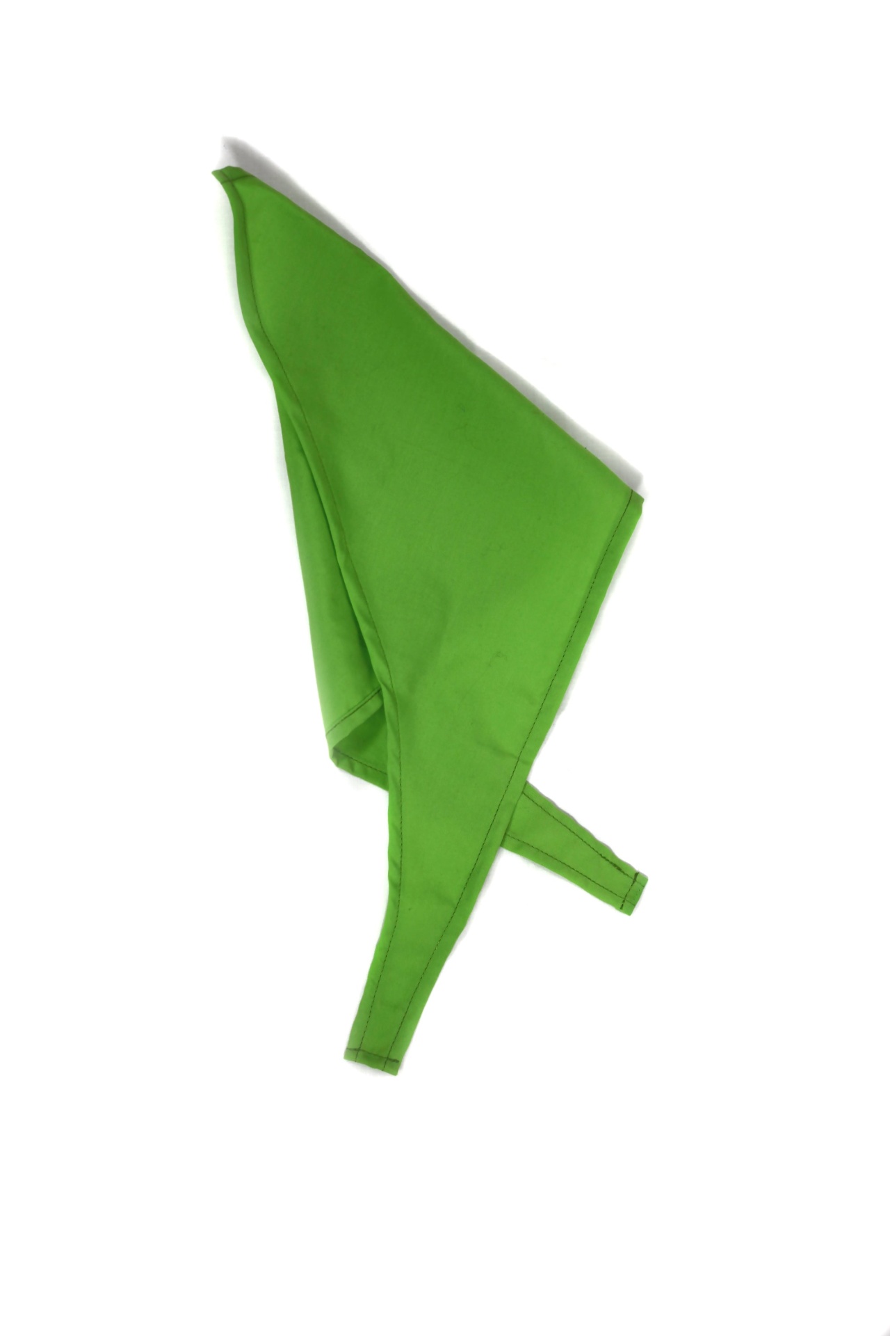 Lenço PET Leroy Merlin Portugal Lenço triangular verde em tecido liso com alça estreita