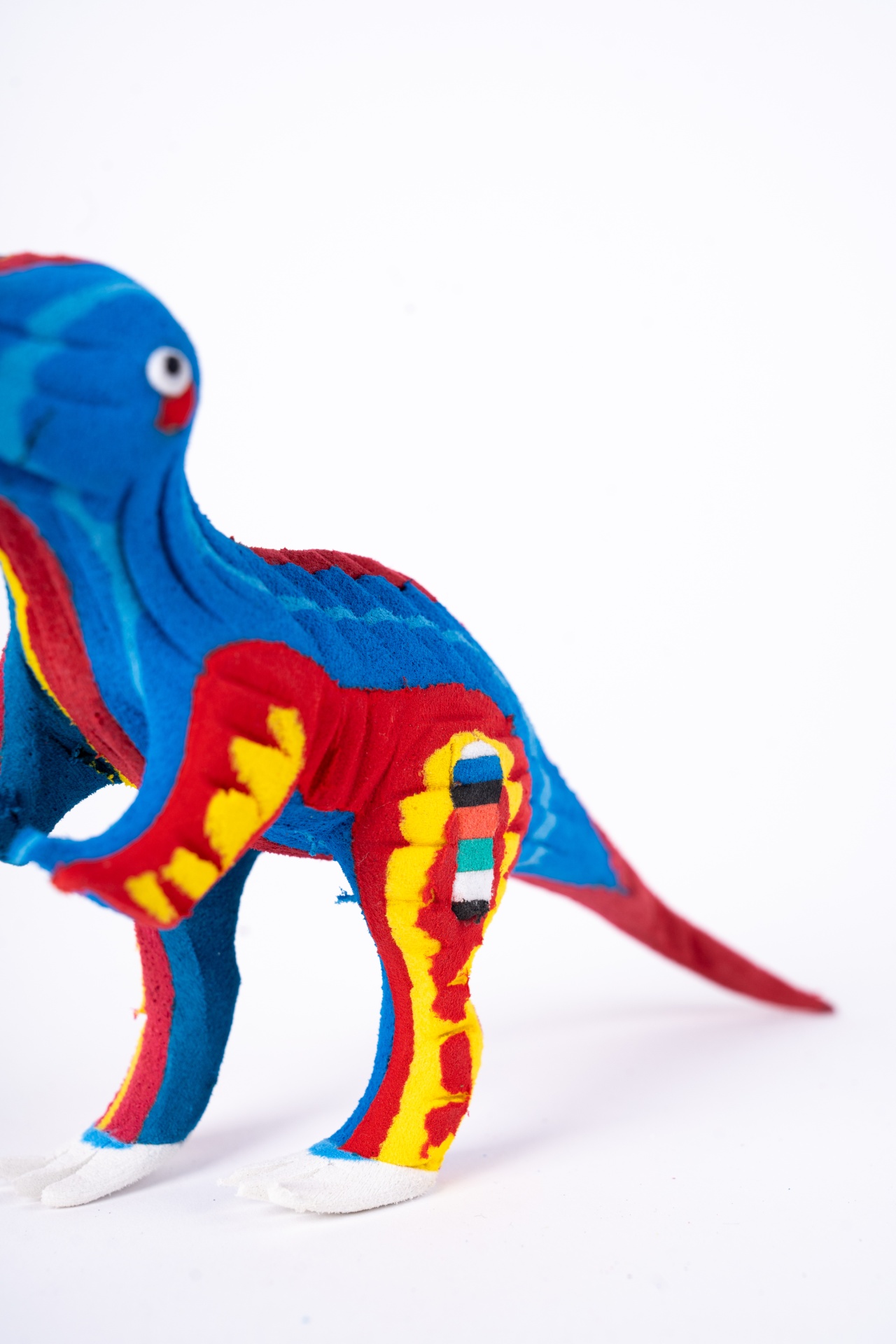 Dinossauro S Estátua de dinossauro em feltro colorido