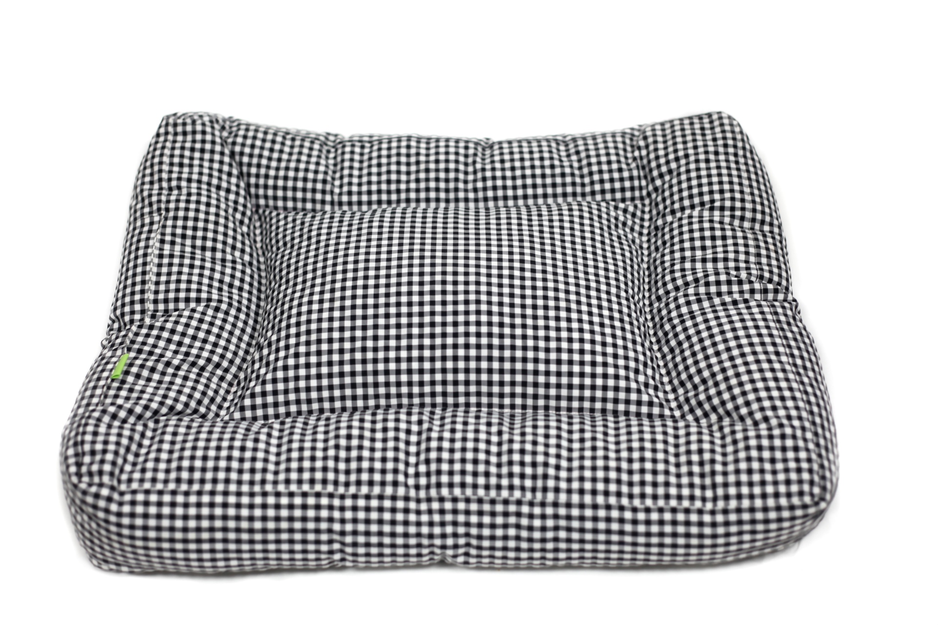 Cama PET Leroy Merlin Portugal Cama para animais xadrez preto e branco almofadada