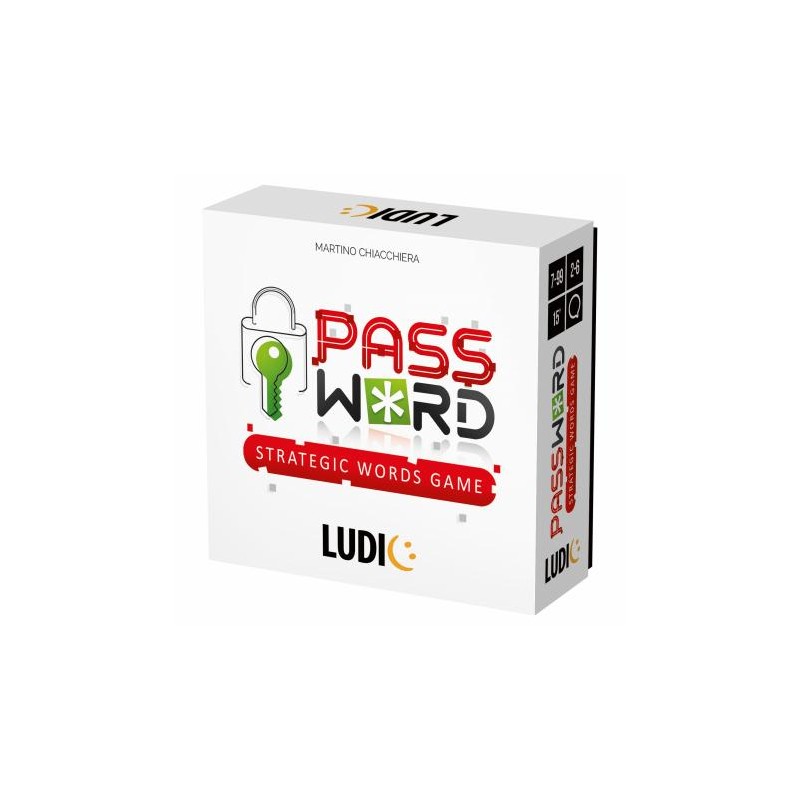 Caixa do jogo de tabuleiro Password da LUDI