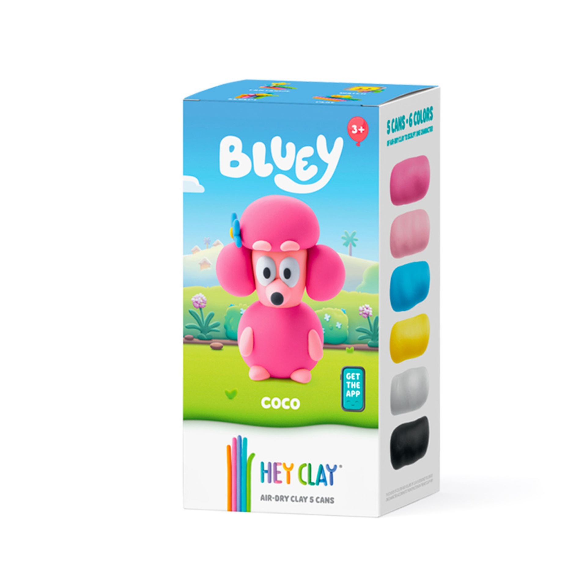 Embalagem do brinquedo Hey Clay com figura rosa de argila Coco