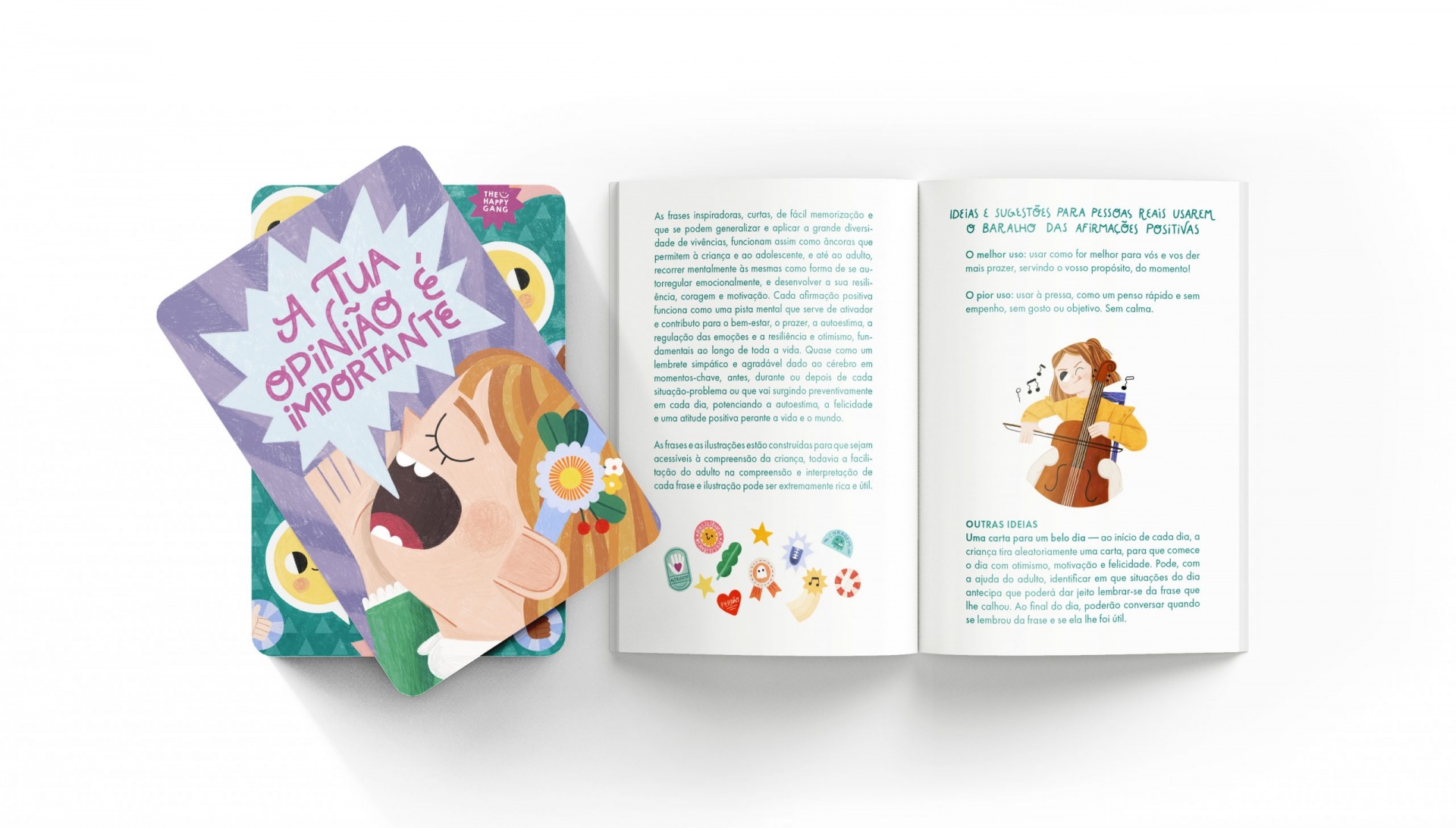 Livros infantis com ilustrações coloridas e texto em português