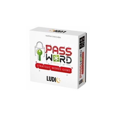 Caixa do jogo de tabuleiro Password da LUDI