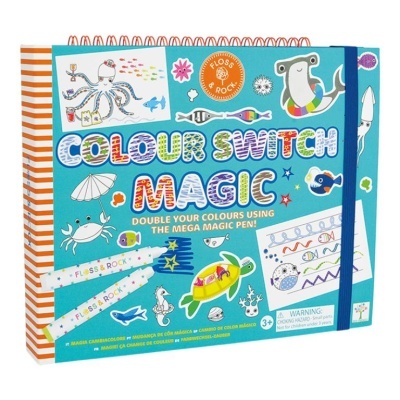 Embalagem de atividade infantil COLOUR SWITCH MAGIC com ilustrações coloridas e texto em inglês