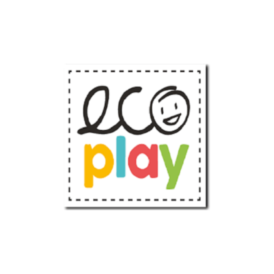 Logótipo Eco Play com texto colorido