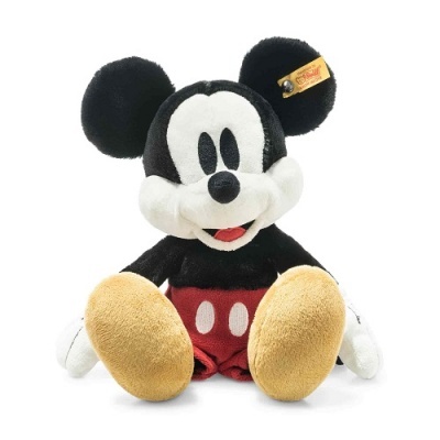 Peluche do personagem Mickey Mouse sentado