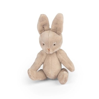 Peluche coelho bege sentada