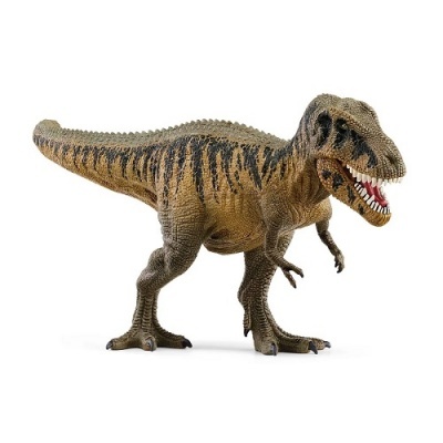 Figura de dinossauro Tyrannosaurus rex detalhada sobre fundo branco
