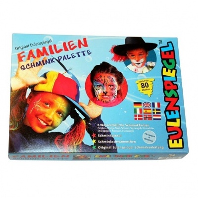 Conjunto de maquilhagem facial Original Eulenspiegel com várias cores