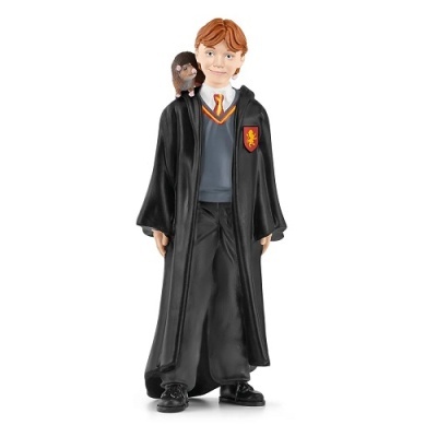 Figura de ação de personagem escolar com rato no ombro