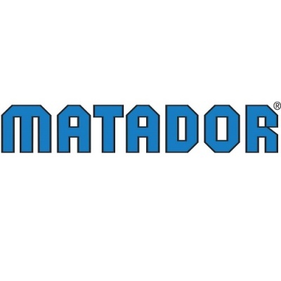 Logótipo da marca MATADOR em azul