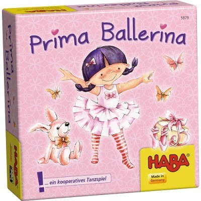 Embalagem do jogo Prima Ballerina com ilustração de bailarina e coelho