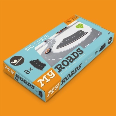 Conjunto de peças de estrada para jogar My Roads