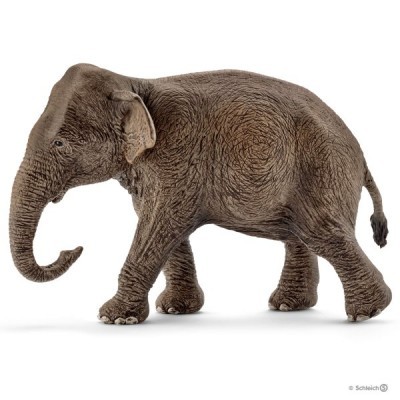 Figura de elefante cinzento detalhado com textura rugosa
