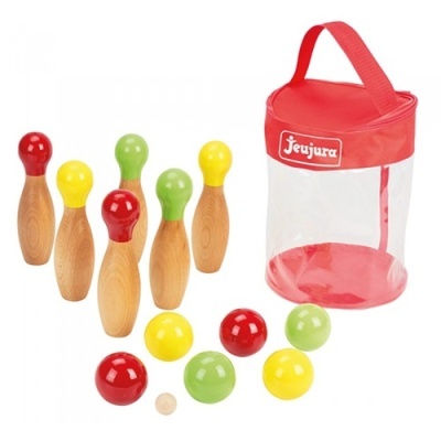 Conjunto colorido de jogo de críquete infantil com saco de transporte