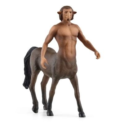 Figura de ação centauro plástico corpo cavalo e torso humano