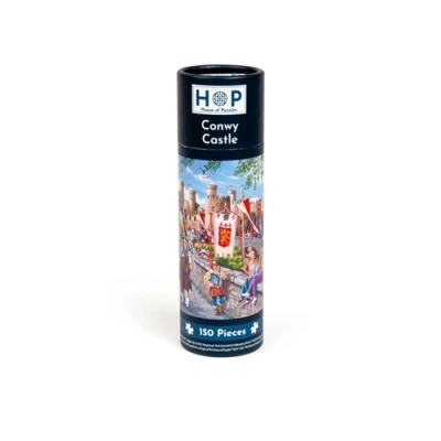 Puzzle cylindrical box Conwy Castle 150 pieces