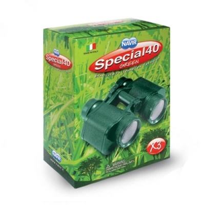 Embalagem verde com binóculos NAVIR Special 40 Green