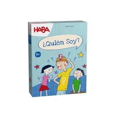 Caixa do jogo de cartas ¿Quién Soy? com ilustrações de crianças e design colorido.