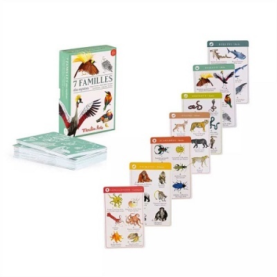 Jogo de cartas dos Animais Selvagens da Moulin Roty