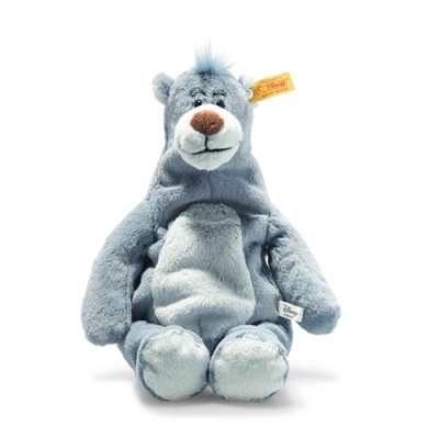 Urso de peluche cinzento com etiquetas de marca Steiff e Disney