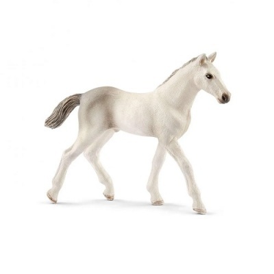 Figura de cavalo branco a andar