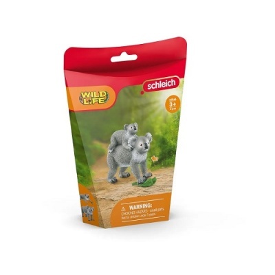 Embalagem de brinquedo Schleich Wild Life com figuras de coalas