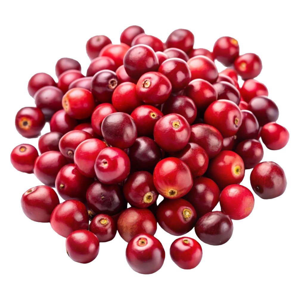 Essência Aromática de Frutos Vermelhos Montão de frutos vermelhos brilhantes sobre fundo branco