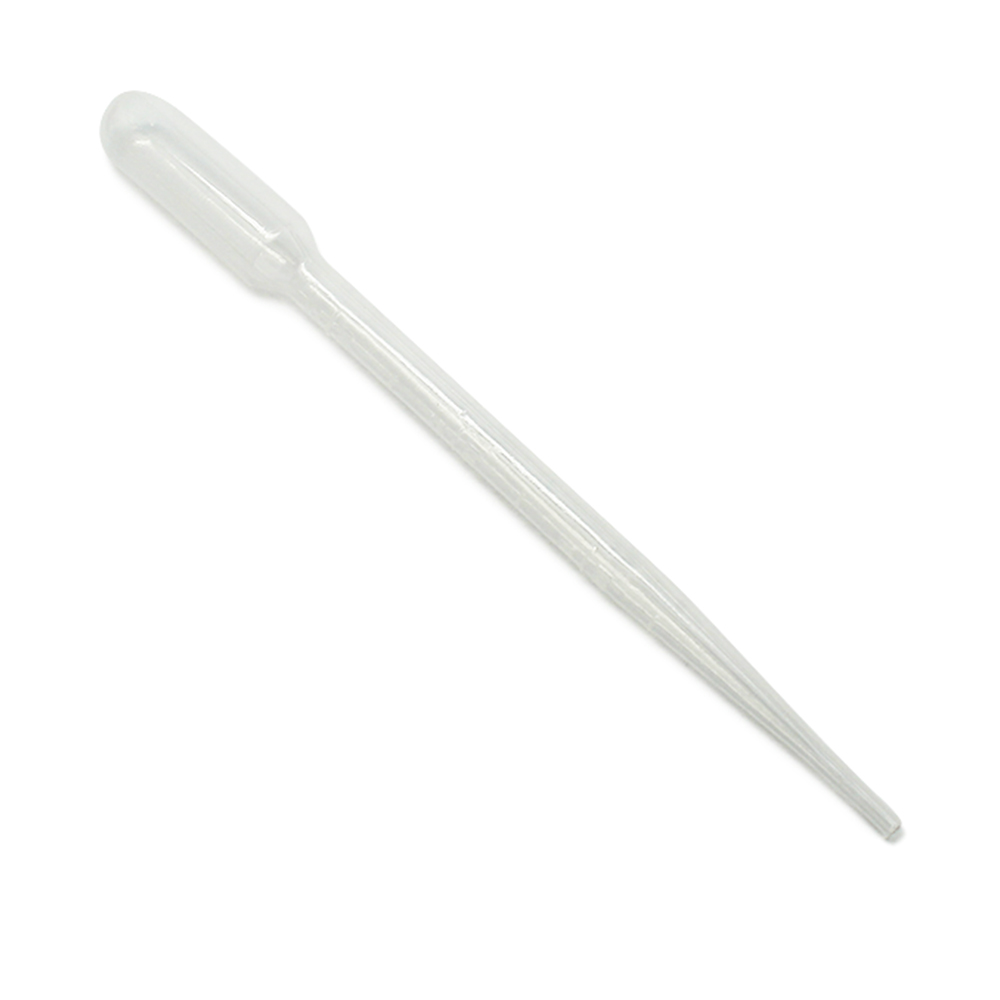 Pipetas Pasteur Conta Gotas 3 ml Pipeta de plástico transparente com bulbo arredondado