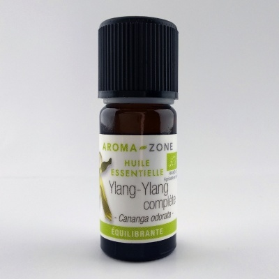 Frasco de óleo essencial Ylang-Ylang completo da marca AROMA-ZONE