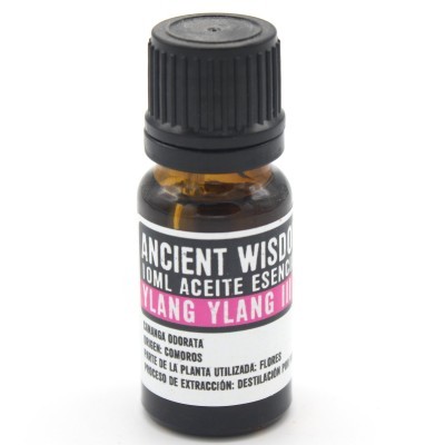 Frasco pequeno de óleo essencial ANCIENT WISDOM YLANG YLANG