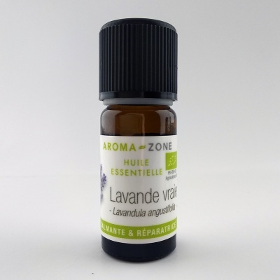 Frasco de óleo essencial de lavanda verdadeira da AROMA-ZONE