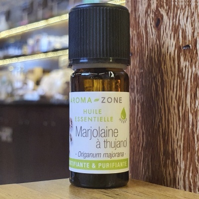 Frasco de óleo essencial Aroma-Zone de Marjolaine à thujanol