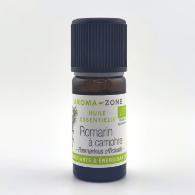 Frasco pequeno de óleo essencial Romarin à camphre da Aroma-Zone