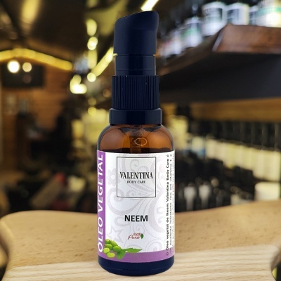 Frasco de óleo vegetal Neem da Valentina Body Care