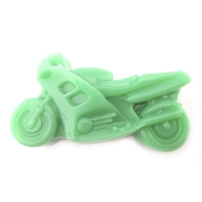 Modelo de mota verde esmeralda em relevo