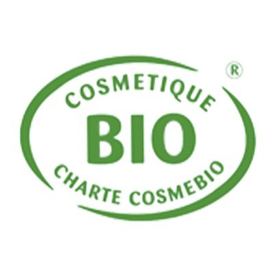 Logótipo COSMETIQUE BIO CHARTE COSMEBIO em verde