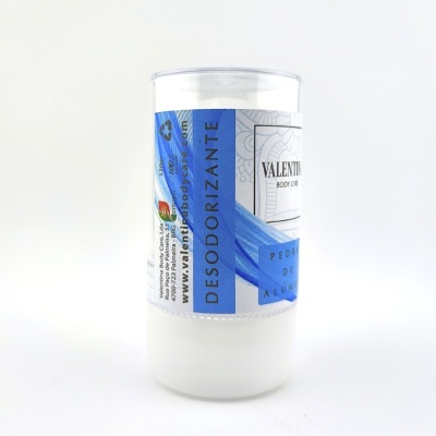 Desodorizante em stick VALENTIN com rótulo azul e branco
