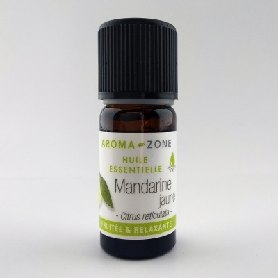 Frasco de óleo essencial Mandarina Amarela da Aroma Zone