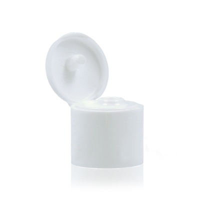 tampa branca de plástico cilíndrica aberta