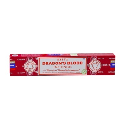 Caixa vermelha de incenso Satya Dragon's Blood