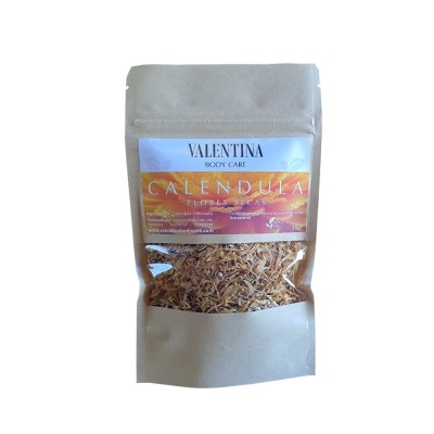 Pacote de flores secas Calendula da Valentina Body Care