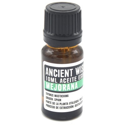 Frasco de óleo essencial de 10ml com etiqueta preta e verde