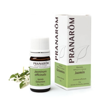 Frasco e embalagem de óleo essencial Jasminum officinalis PRANARÔM