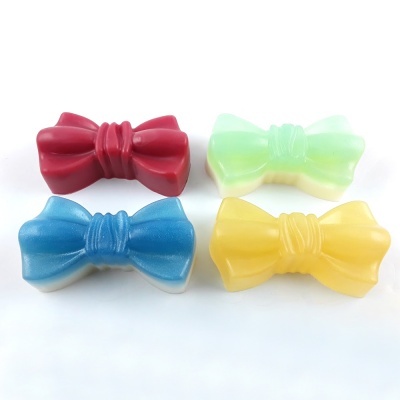 Ganchos de silicone em forma de laço coloridos