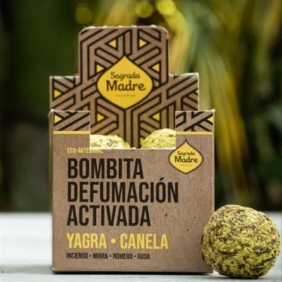 Caixa de bolas aromáticas Bombita Defumación Activada Sagrada Madre