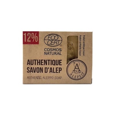 Embalagem de sabão Aleppo autêntico com 12% certificação ECO CERT
