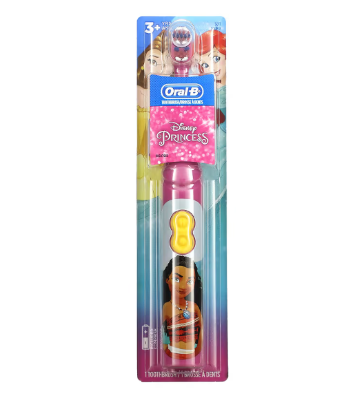 Escova de dentes elétrica Oral-B Disney Princesas com desenho da princesa Moana