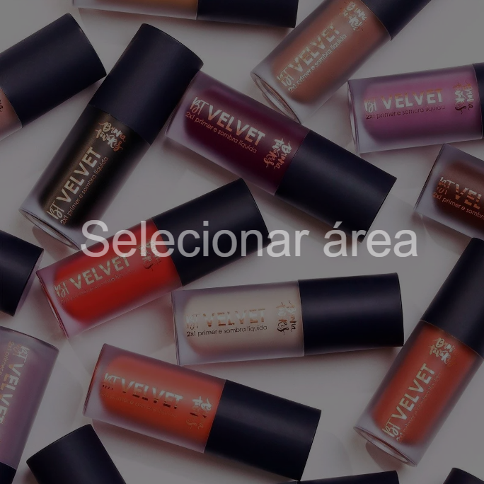 Frascos de base líquida VELVET com tampas pretas e cores variadas